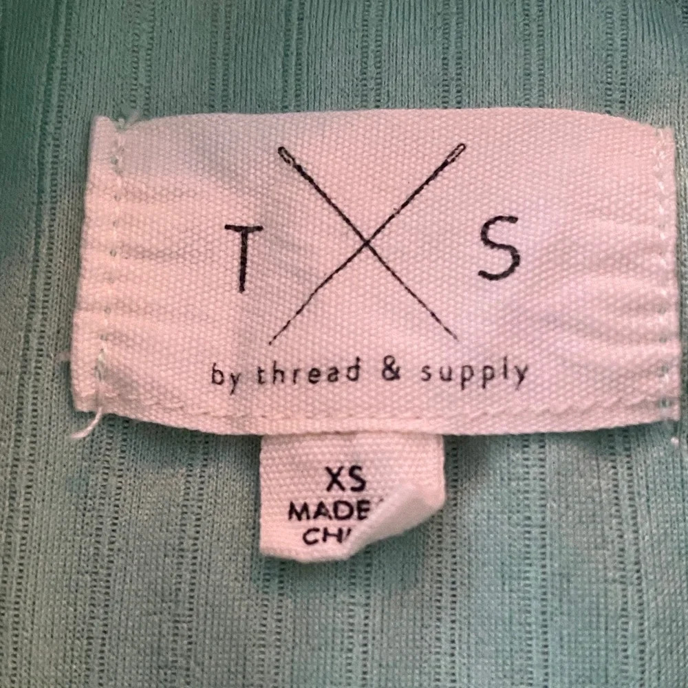 Thread & Supply Light Blue Crewneck Sweater - Picture 2 of 3